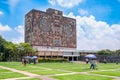 The Central Library at the National Autonomous University of Mexico Royalty Free Stock Photo