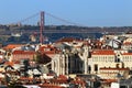 Central Lisbon Royalty Free Stock Photo