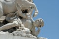Central Lisbon Statue Detail Royalty Free Stock Photo