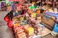 buyer and seller, In the central market of Loikaw, Myanmar, Oct-2017