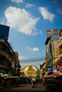 The Central market in Phnom Phen, Cambodia