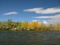 Central Mongolia landscape, Selenge river