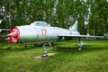 06.16.2022 Central Museum of the Air Force at the Air Force Academy, Monino, Moscow region The Su-7L is an experimental