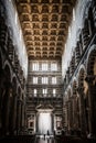 Interior of the Pisa Cathedral Dome on Piazza dei Miracoli in Pisa Royalty Free Stock Photo