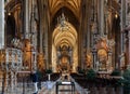 Central Nave of St. Stephen\'s Cathedral in Vienna