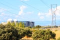 Central nuclear de Almaraz, Spanish Extremadura Royalty Free Stock Photo