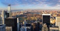 Central Park aerial view, Manhattan, New York Royalty Free Stock Photo