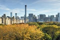 Central Park, Autumn, New York Royalty Free Stock Photo