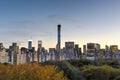 Central Park, Autumn, New York Royalty Free Stock Photo