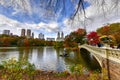 Central Park in Autumn in New York City Royalty Free Stock Photo