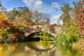 Central Park in Autumn in New York City Royalty Free Stock Photo