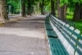 Central Park bench Royalty Free Stock Photo