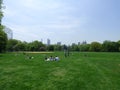 USA. New-York. Central Park. Great Lawn Oval Royalty Free Stock Photo