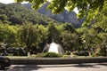 Central Park Fountain from Baile Herculane Resort in Romania