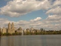 Central Park lake New York City USA