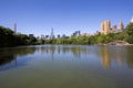 Central Park lake, New York City, USA