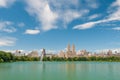 Central Park lake Royalty Free Stock Photo