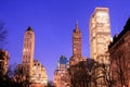 Central Park and manhattan skyline, New York City Royalty Free Stock Photo