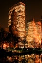 Central Park and manhattan skyline, New York City Royalty Free Stock Photo