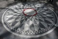 Strawberry Fields Mosaic memorial in New York Royalty Free Stock Photo