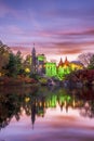 Central Park, New York City at Belvedere Castle Royalty Free Stock Photo