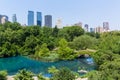 Central Park The Pond Manhattan New York Royalty Free Stock Photo