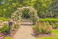 Central Park Rose Garden arch trellis