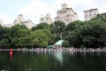 Central Park Sailboat Pond Royalty Free Stock Photo