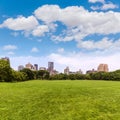 Central Park Sheep meadow Manhattan New York Royalty Free Stock Photo