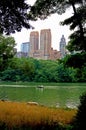 Central park skyline Royalty Free Stock Photo