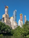 Central Park Skyscrapers Royalty Free Stock Photo