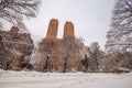 Central Park after the Snow Strom Linus Royalty Free Stock Photo