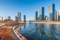 Central Park in Songdo International Business District , Incheon South Korea. Royalty Free Stock Photo