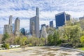 The Central Park in sunny day in New York,USA Royalty Free Stock Photo