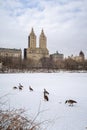Central Park and Upper West Side Manhattan Royalty Free Stock Photo