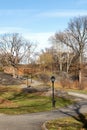 Central Park Winter - NYC Royalty Free Stock Photo