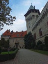 central part of Smolenice Castle with the main park, Slovakia