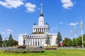 Central pavilion at the Exhibition of Economic Achievements in M