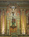 Central piece of Reredos at Old Mission church, Santa Barbara, CA, USA Royalty Free Stock Photo