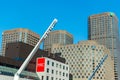 central Place des Arts Square and Dejardins buildings in Montreal downtown