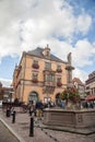 Central place of Obernai city - Alsace