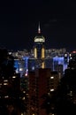 Central Plaza at night as seen from Stubbs Road, Wan Chai Hong K