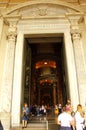 Central portal St. Peter`s Basilica Vatican