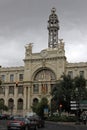 Central Post Office (Edificio de Correos y Telegrafos) facade, Valencia, Spain