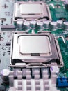 Central processing unit CPU server computer before installing motherboard socket computer components