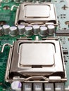 Central processing unit CPU server computer before installing motherboard socket computer components