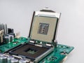 Central processing unit CPU server computer before installing motherboard socket computer components