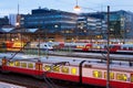 Central railway station in Helsinki, Finland