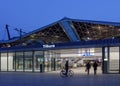 Central Railway Station at night, Tilburg, Netherlands