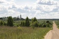 Central Russia, village of Antushkovo. Monastery of Descent of the Cross.